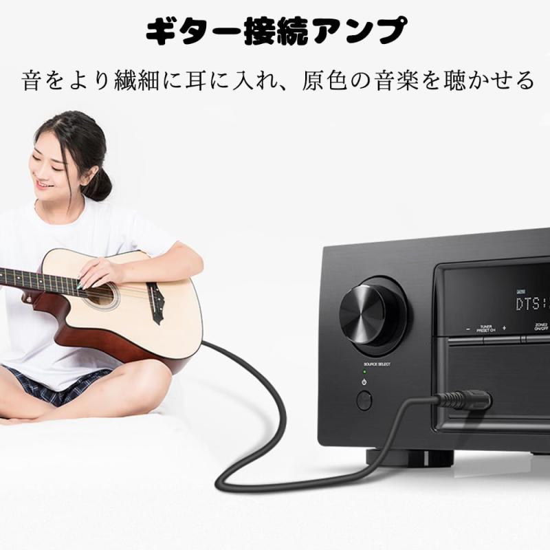 GLOWZEN ギター シールド ベース シールドケーブル 6.35mm ケーブル ミキサー ギター アンプ スピーカー等の接続用 (3M) auroravision-10125387 オーロラビジョン サンプル画像2