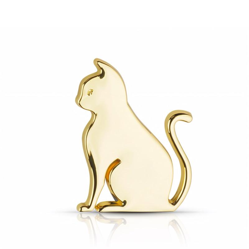 BLOOPIC 車 エンブレム 猫 ステッカー エンブレムチャーム 3D 金属製 ねこ かわいい 面白い 防水 カーステッカー 車用