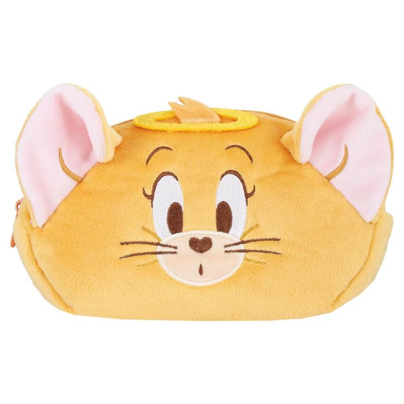 樂天商城 - トムとジェリーぬいぐるみフェイスペンポーチ 天使ジェリー