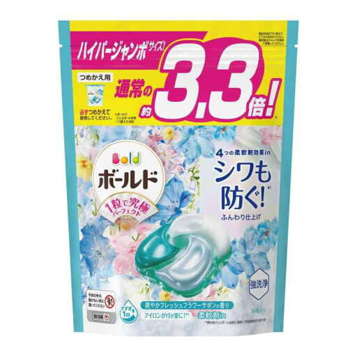 ボールド ジェルボール 4D フレッシュフラワーサボン 詰め替え ハイパージャンボ 36個 ボールド ジェルボール 4D フレッシュフラワーサボン 詰め替え ハイパージャンボ 36個