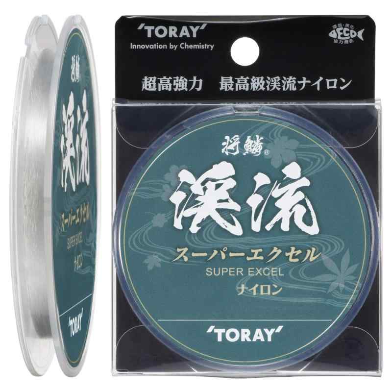 東レ(TORAY) ライン 将鱗 渓流 スーパーエクセル 50m ナイロン ナチュラル