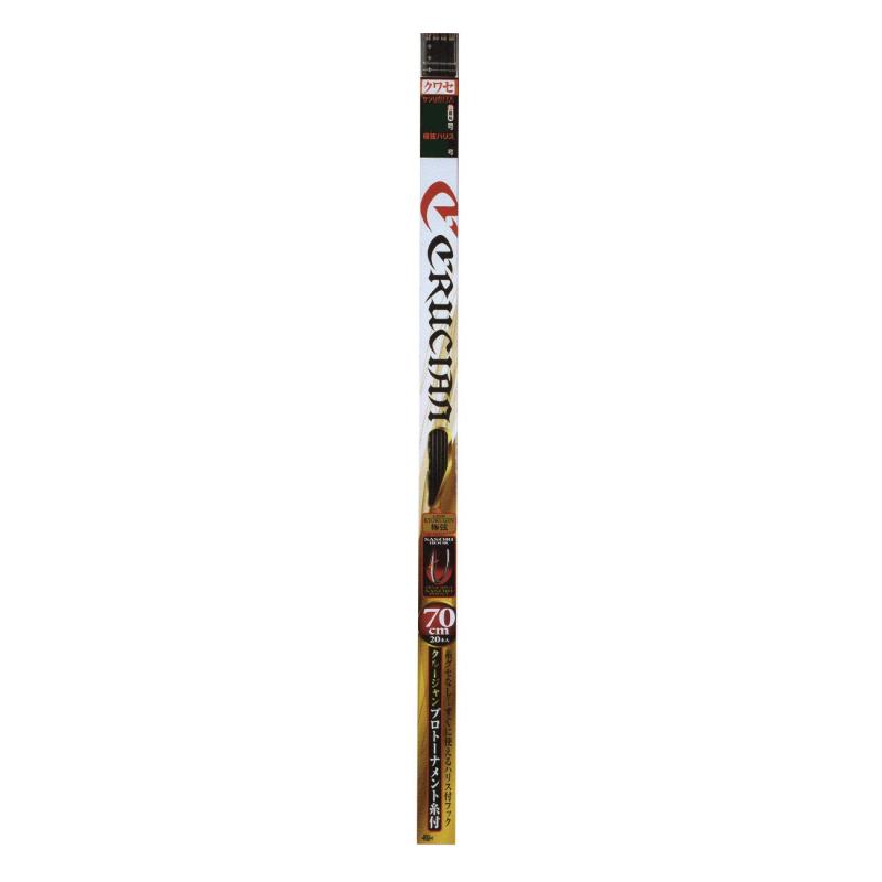 LINE SYSTEM(ラインシステム) CRUCIANへら糸付鈎 クワセ70cm C9645E 4-0.5