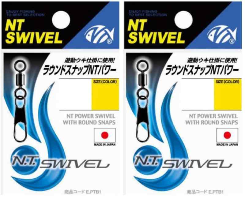 NTスイベル(N.T.SWIVEL) ラウンドスナップNTパワー クロ #4