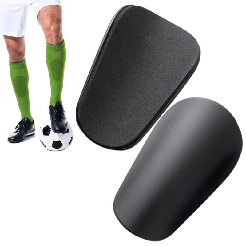 Esforzarse 1対ミニサッカー シンガード すねパッド 、10x6 cm ミニサッカーすねあて ミニ すね当て サッカー サポーター ポーツ レッグ プロテクター 衝撃を軽減 クッション ケガ防止 調節可能