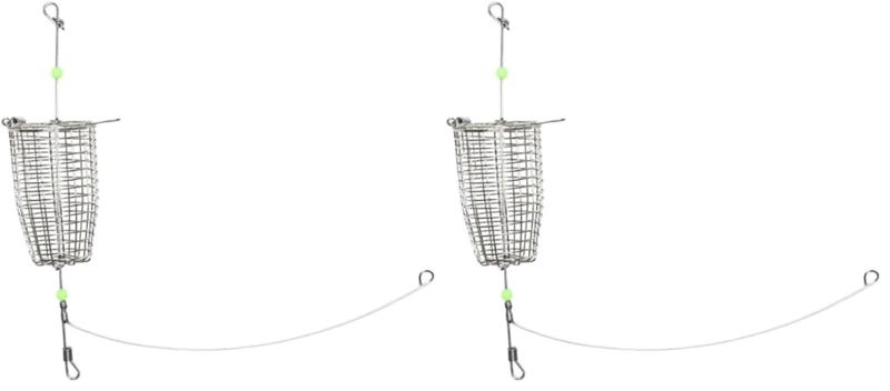 MARUSHINGYOGU(マルシン漁具) コマセカゴ アジサイビーズ付天秤 中