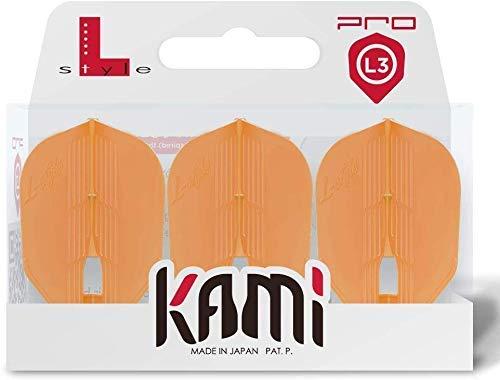 エルスタイル エルフライト L-Flight PRO KAMI L3シェイプ オレンジ シャンパンリング対応 フライトダーツフライト