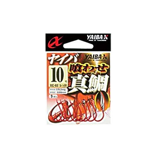 ささめ針(Sasame) XC02 ヤイバ 喰わせ真鯛 レッド フック 釣り針 バラ