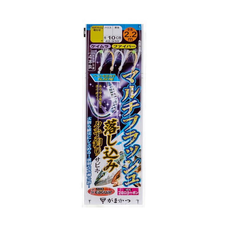 がまかつ(Gamakatsu) マルチフラッシュ落し込みサビキ ファイバー4本 42-930