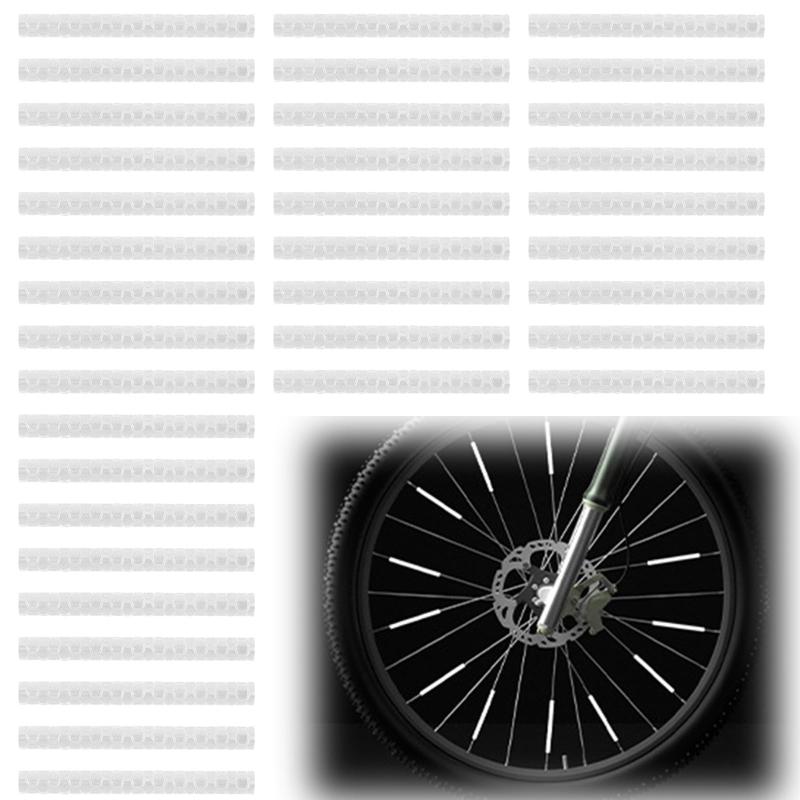 FsGrg 自転車 反射ストリップ 夜間の視認性 サイクリング 通勤の安全 後輪 前輪どちらにも取り付け可能です 簡単にインストールできます 自転車 マウンテンバイク 36パック