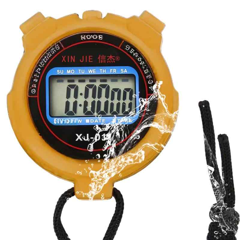 BOJIDO ストップウォッチ 0.01秒単位で計測 タイムタイマー 防水 時計 大画面 操作...