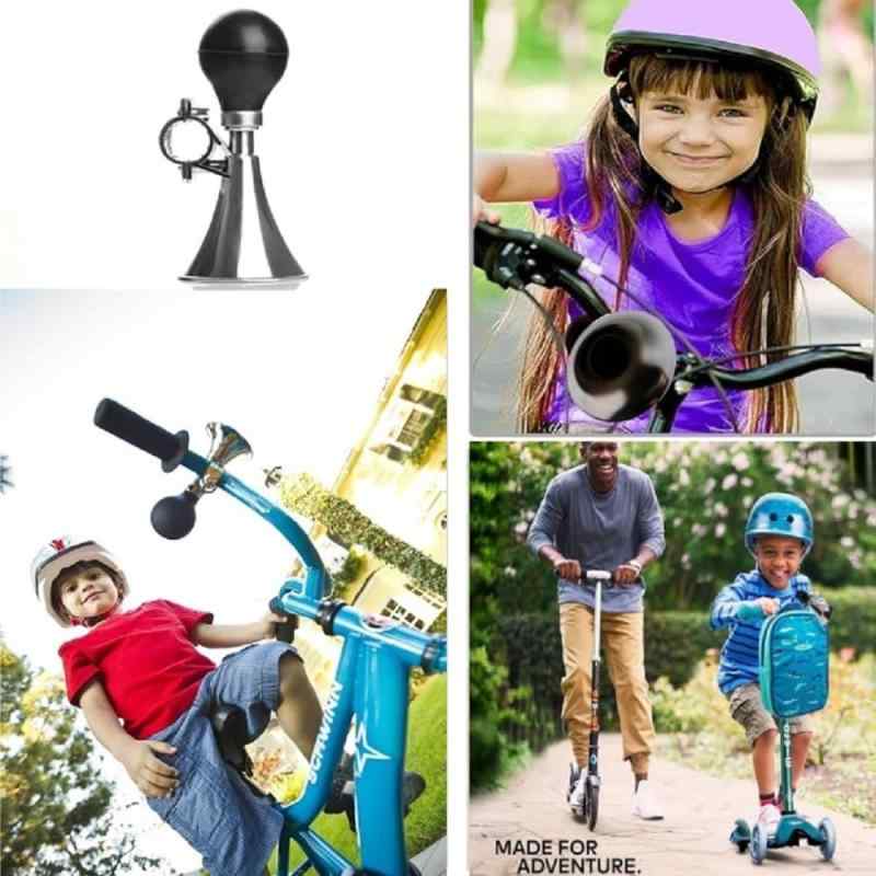 自転車ベル、子供用自転車スクート、サイクリングエアスクイーズホーン、ハンドルバースクイーズバルブラウドスピーカー、自転車一般アクセサリー、自転車フーター、バイクビューグル auroravision-10265676 オーロラビジョン サンプル画像3