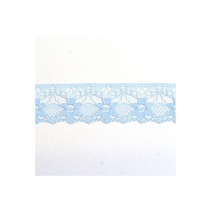 一井商店 ラッセルレース フラワー 幅2.5cm 50m巻(巻) 水色 RL7226-51入数：1巻幅2.5センチメートル　長さ50メートル