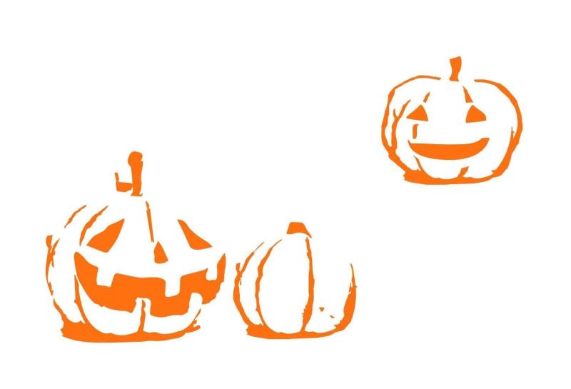 HARRY STICKER 転写式 ウォールステッカー ハロウィン会場の笑い声 (halloween-voice) L 約45cm×100cm