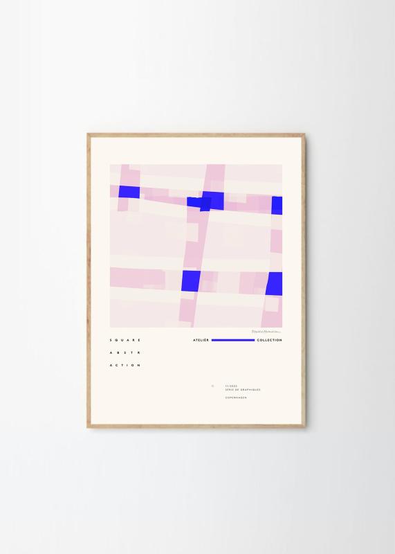 THE POSTER CLUB ポスタークラブ Square Abstraction 30×40cm Mille Henriksen