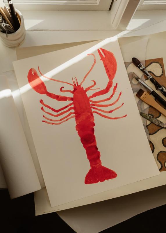 THE POSTER CLUB ポスタークラブ Langosta 50×70cm Marina Garcia Fernandezの商品画像 2