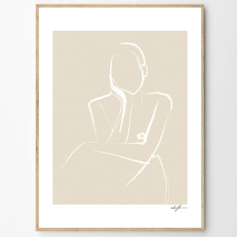 THE POSTER CLUB ポスタークラブ Demure 50×70cm Anna Johansson