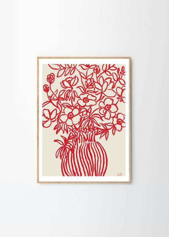 THE POSTER CLUB ポスタークラブ Poppy Studies I 50×70cm Anine Cecilie Iversen