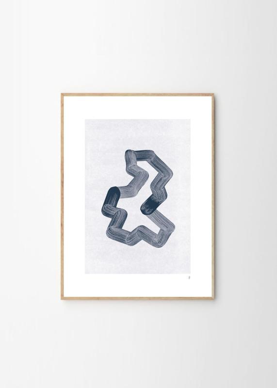 THE POSTER CLUB ポスタークラブ Lineshape 01 50×70cm Tenna Elisabeth Studio