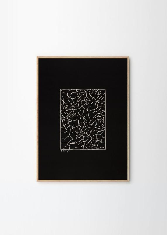 THE POSTER CLUB ポスタークラブ Lines No. 01 50×70cm Little Detroit