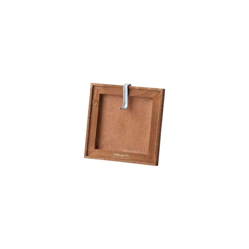 PASEO 木製アレンジスタンド ブラウン 15×2.5×15.5 展開サイズ:15×7×15cm WF-121BR