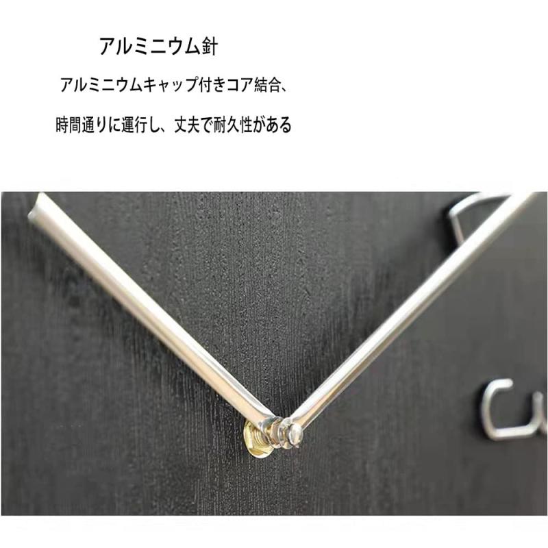 壁掛け時計 掛け時計 直径30 cm木目の3 D立体文字盤静音でおしゃれでかわいい大文...