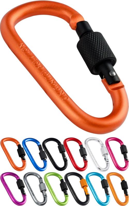 [SasuGadget] サスガジェット ロック付き カラビナ 小型 軽量 アウトドア キャンプ 釣り 現場 ポーチ キーリング auroravision-10287460 オーロラビジョン サンプル画像2