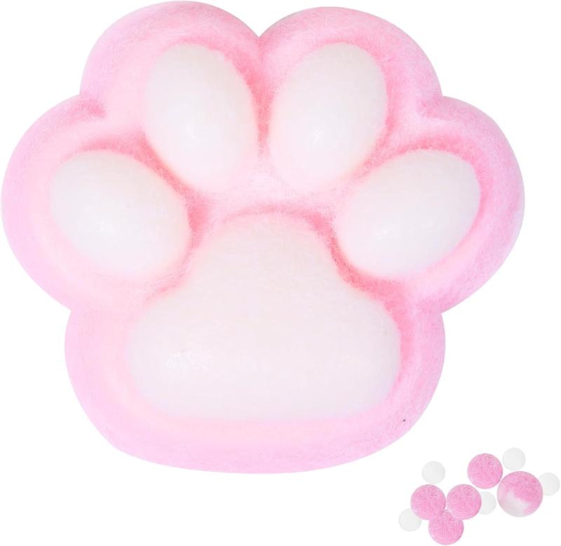 スクイーズ玩具 猫の爪 肉球スクイーズ ストレス解消 グッズ 癒し 握る玩具 耐久性TPR 洗える 伸縮自在 子供 大人 兼用 プレゼント 高弾力性 手触りが柔らかい 時間をつぶす 手の筋肉をほぐ auroravision-10318186 オーロラビジョン パッケージ画像