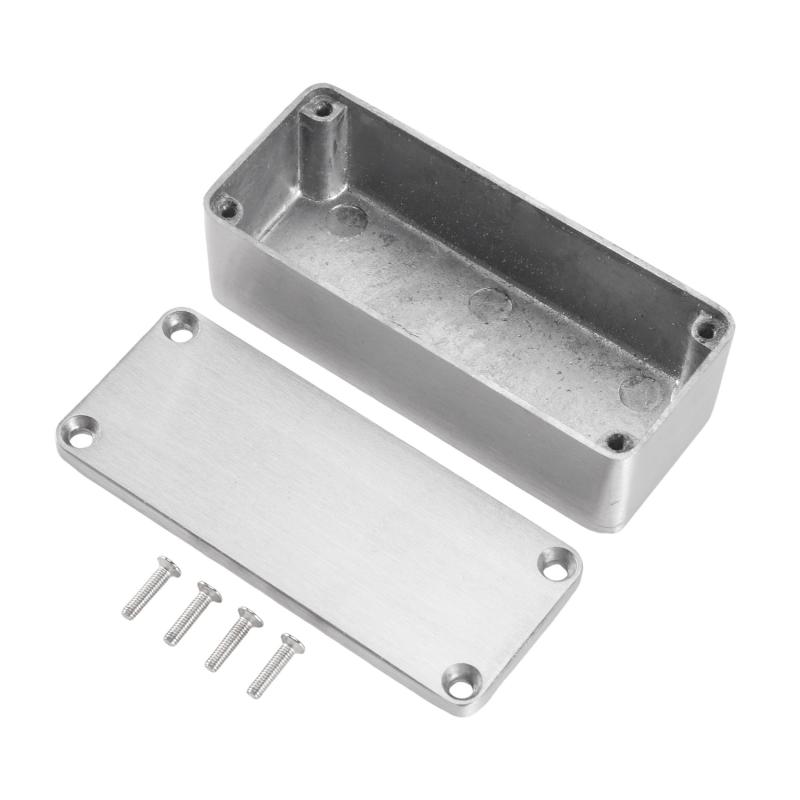 Dovhmoh ダイキャストアルミニウム エレクトロニクス プロジェクトのボックス ケース エンクロージャー 楽器 1590Aのスタイル ギターのエフェクト アルミ製ストンプボックス ギターのための auroravision-10372968 オーロラビジョン サンプル画像2