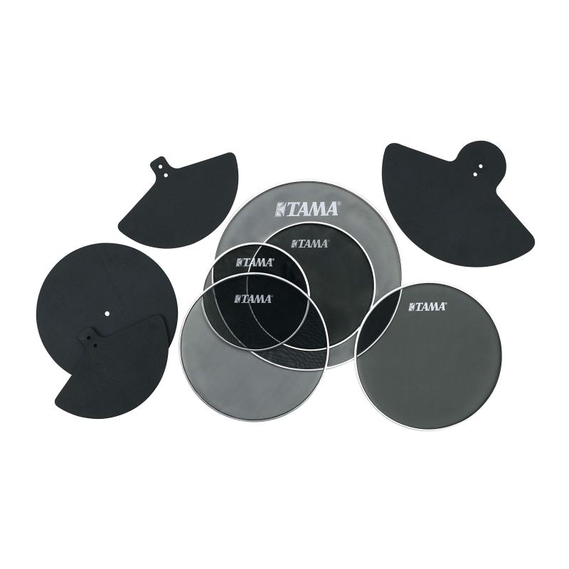 TAMA タマ ドラムセット用消音パッドセット 10",12",14"X2,18"BD,HI-HAT,CYMx2 SPP518CN