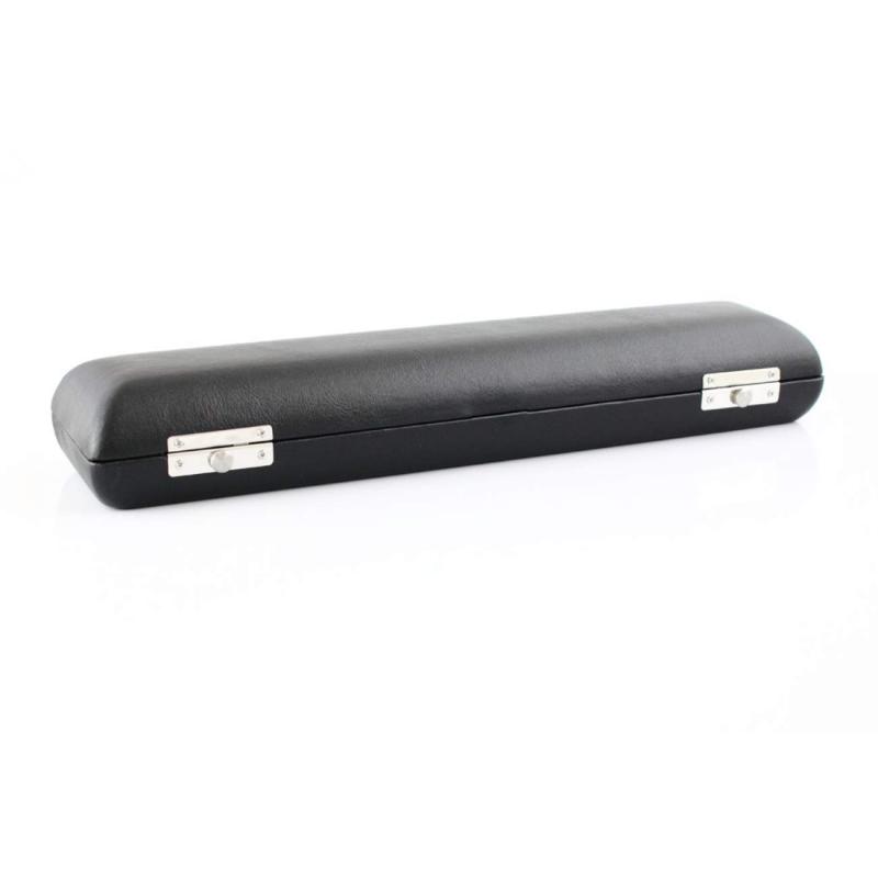 A'sTool フルート ハードケース 黒 レザータイプ 木管楽器 収納 16穴用 17穴用