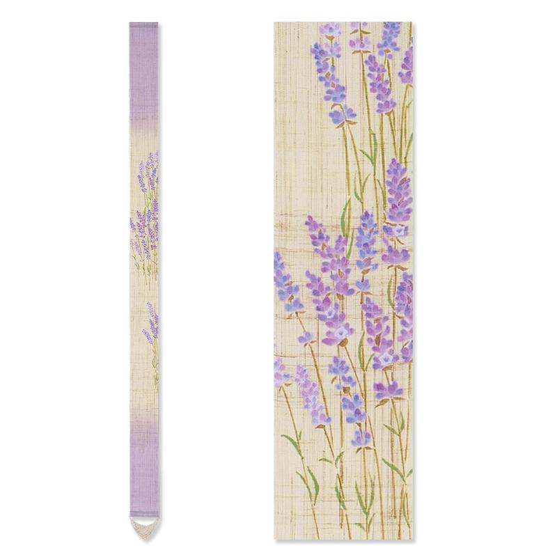 京都洛柿庵 細タペストリー (夏) ルシエール・ジャパン / 約10×170cm 麻生地 タペ...