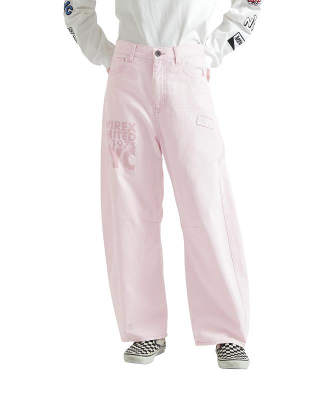   ジーンズ WAPPEN BARREL LEG DENIM PANTS レディース 783-6111601
