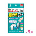 髪の毛スルー(2回分入) 5個セット パイプ洗浄剤 パイプ洗浄 排水管 排水管洗浄液 排水パイプ パイプクリーナー パイプ詰まり パイプ汚れ パイプの詰まり 汚...
