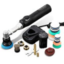 Mxmoonfree ミニポリッシャー コードレスポリッシャー 電動 車 12V充電式 ダブルアクションポリッシャー 30mm/50mm直径 6段変速 2500mAhバッテリー 洗車/車研磨/クリーニング用 日本語説明書付き 収納ケース付き