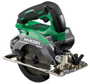 HiKOKI(ハイコーキ) 36V 125mm コードレス丸のこ 高速7000回転 際切り対応型 アグレッシブグリーン 蓄電池 充電器 ケース 集じんアダプタ別...