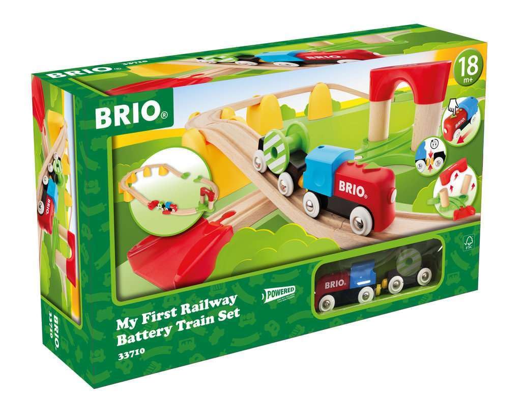 BRIO マイファースト バッテリーパワーレールセット 33710