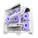 pcケース ミドルタワー pcケース 強化ガラスモデル micro-a...(2)