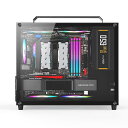 pcケース ミドルタワー pcケース 透明強化ガラスモデル micro...(2)
