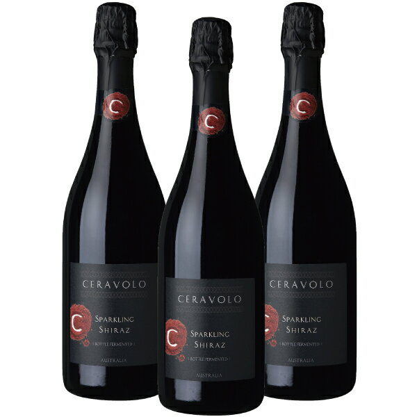 楽天株式会社グローバル・ネットワークCeravolo Sparkling Shiraz お得な3本セット【特別送料無料】 【ギフト箱入り】