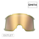 【訳あり】 アウトレット スミス SQUAD XL ゴーグル 交換レンズ SMITH スカッドXL スキー スノボ スノーゴーグル CHROMAPOP SUN BLACK GOLD MIRROR クロマポップ