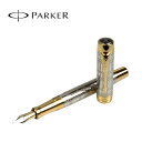 パーカー 万年筆 両用式 DUOFOLD デュオフォールド スペシャルエディション シルバー GT M 中字 2175077 PARKER 筆記具