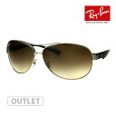 【訳あり】 アウトレット レイバン サングラス RAYBAN rb3386 004/13 67サイズ rb3386 グラデーションレンズ