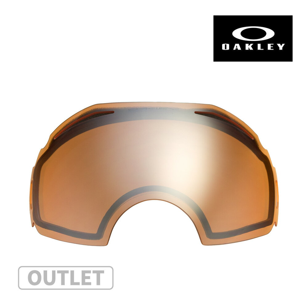 【訳あり】 オークリー エアブレイク ゴーグル 交換レンズ o01-357 OAKLEY AIRBRAKE スキー スノボ スノーゴーグル BLACK IRIDIUM