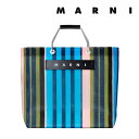 マルニ A4対応バッグ レディース マルニ フラワー カフェ MARNI FLOWER CAFE レディース カバン ストライプ トート バッグ 【返品交換不可】