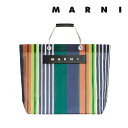 マルニ 通勤用・ビジネスバッグ レディース マルニ フラワー カフェ MARNI FLOWER CAFE レディース カバン ストライプ トート バッグ 【返品交換不可】