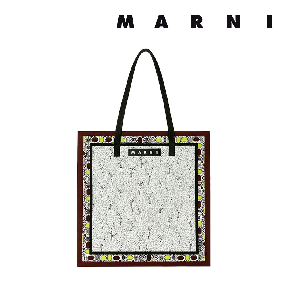 マルニ フラワー カフェ MARNI FLOWER CAFE レディース カバン コットンキャンバス製 バンダナ トート バッグ 【返品交換不可】のサムネイル