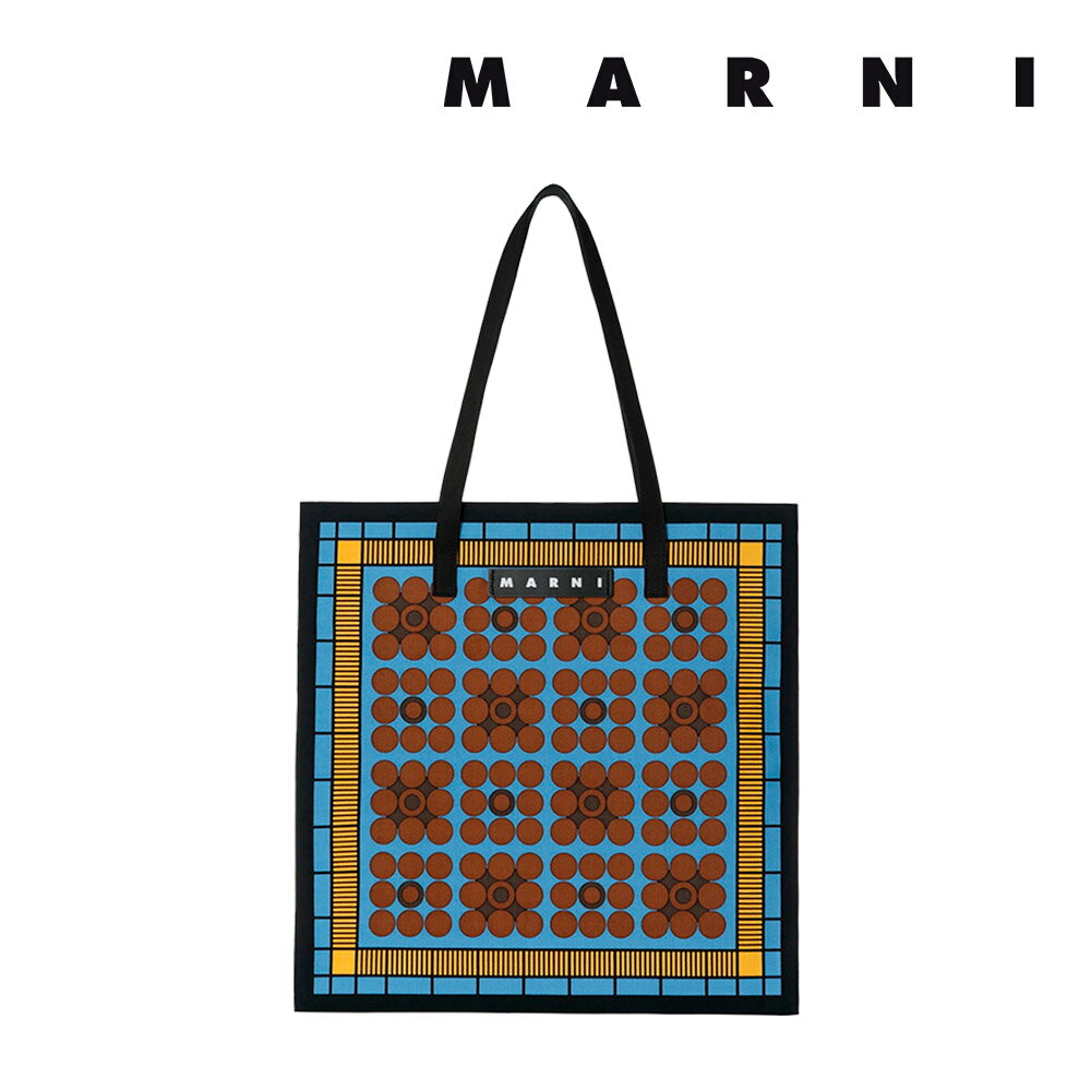 マルニ フラワー カフェ MARNI FLOWER CAFE レディース カバン コットンキャンバス製 バンダナ トート バッグ 【返品交換不可】のサムネイル