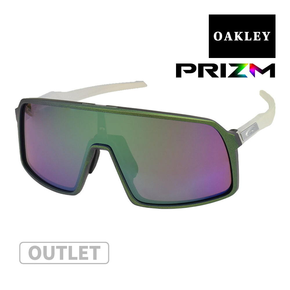 RECOMMENDATIONS ▼関連商品はこちら▼ ブランド OAKLEY / オークリー カテゴリー スポーツサングラス 型番 oo9406a-3737 モデル SUTRO / スートロ フィット ローブリッジフィット フレーム MATTE SILVER GREEN COLOR SHIFTマット シルバー グリーン カラーシフト レンズ PRIZM ROAD JADE IRIDIUMプリズム ロード ジェイド イリジウム 可視光線透過率 15 % 機能 プリズム（ハイコントラスト） 紫外線カット レンズタイプ 6カーブ サイズ 【A】レンズ横幅：137 mm 【B】レンズ縦幅：57 mm 【C】ブリッジ幅：- mm 【D】テンプル長：140 mm 【E】フレーム内側：130 mm ※Eはヒンジ（折れ曲がる部分）からヒンジでの計測になります。 ※数値は当社計測 付属品 - 備考 - 訳あり理由 商品は本体のみとなります。その他、商品にはご使用に支障のない程度の不良箇所がございます(当店判断)。格安出品のため、細かな内容についてはお答え致しかねます。当方で把握している以外の不良が見付かりましても交換・返品にかかる送料はお客様負担となりますのでご注意下さい。 関連ワード メンズ レディース ユニセックス ゴルフ 自転車 ロードバイク 野球 ドライブ 登山 アウトドア マラソン ランニング テニス 釣り 紫外線 対策 ファッション プレゼント 人気 オークレー ORIGINAL SUNGLASSES ▼お手頃価格のサングラスはこちら▼SUTRO スートロ 大きなシールドレンズが特徴の＜SUTROシリーズ＞ フルリム構造のSUTROは ワイドレンズをしっかり支える安定感のある設計。 サイクリストの視界を確保するベーシックモデルです。 &nbsp; ▼SUTROシリーズ▼ フルリムモデル　SUTRO　を見る ›&nbsp;SUTRO ›&nbsp;SUTRO S ›&nbsp;SUTRO TI &nbsp; ハーフリムモデル　SUTRO LITE　を見る ›&nbsp;SUTRO LITE ›&nbsp;SUTRO LITE S ›&nbsp;SUTRO LITE SWEEP &nbsp; ワイドシールドレンズが生み出す 圧倒的な視界 &nbsp;