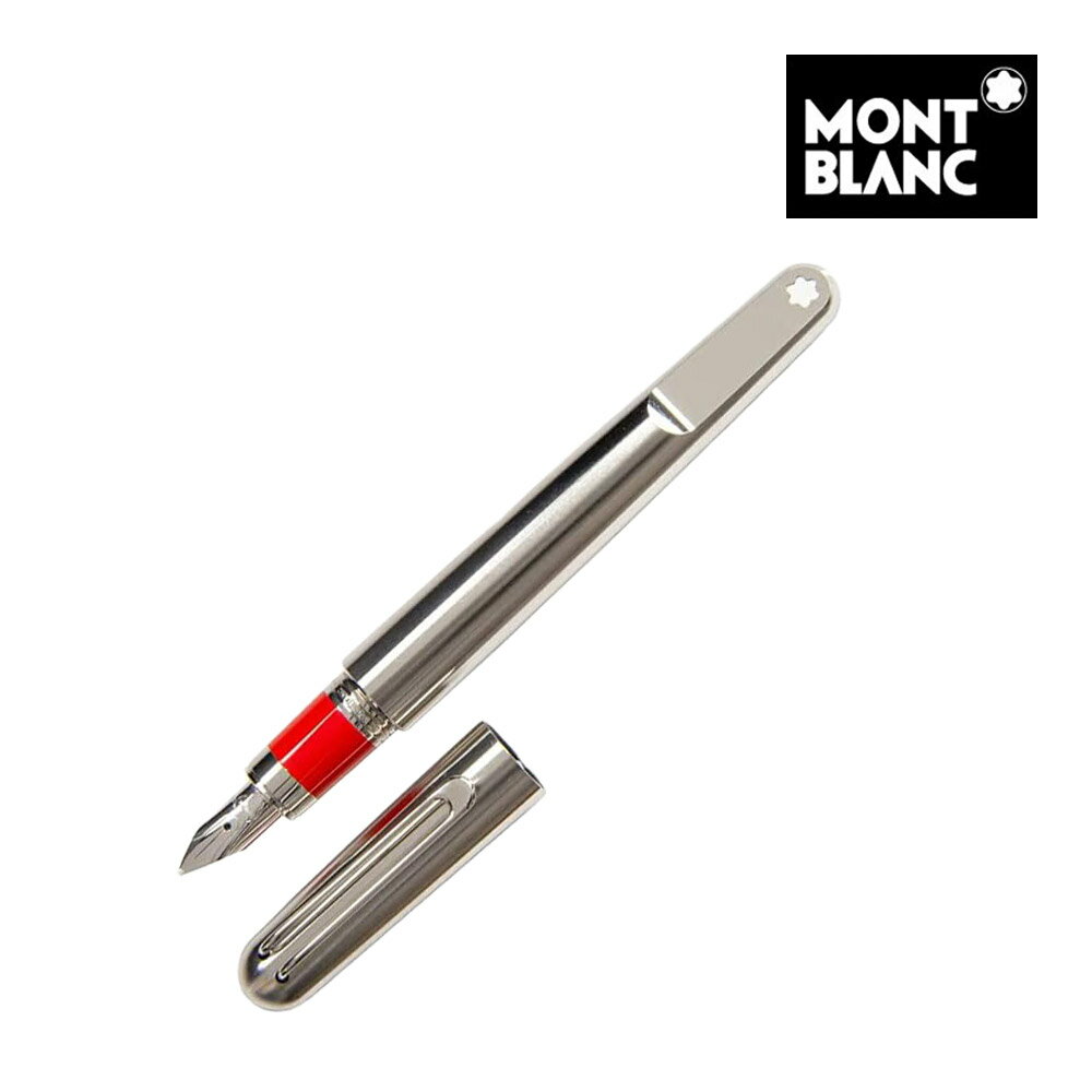 モンブラン 万年筆 両用式 筆記具 MONTBLANC MONTBLANC M モンブランM レッド シグニチャー F 細字 mb113621