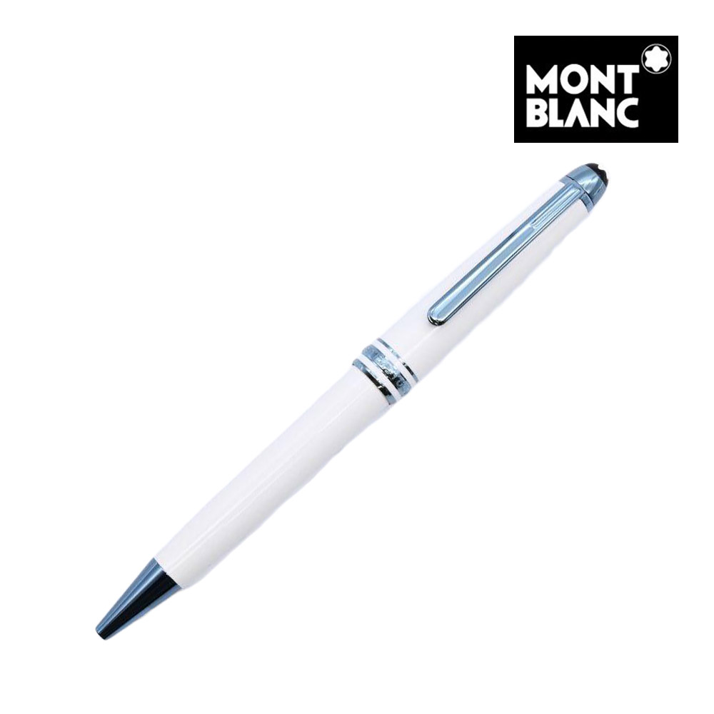 モンブラン ボールペン モンブラン ボールペン ツイスト式 筆記具 MONTBLANC MEISTERSTUCK マイスターシュテュック グレイシャー クラシック ホワイト mb129401